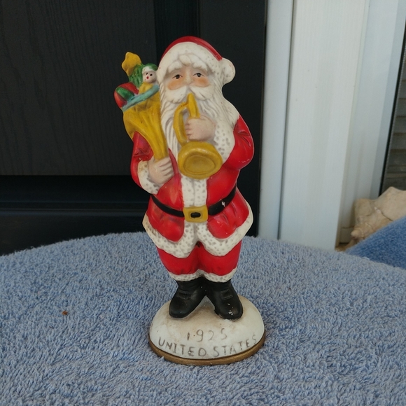 COPY - Vintage Santa United States 1925 Porcelain Ceramic - Picture 2 of 11